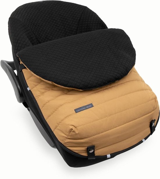 Baby Voetenzak - Autostoel deken - Baby warm houden - Magnetische sluiting - 68.6 cm - Gember