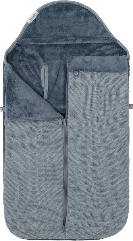 Baby Voetenzak - Autostoel Dekje - Baby Warm Houden - Innovatieve Voorrits - 86 x 38 cm - Nordic Blue