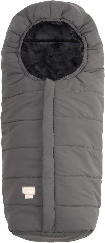 Baby Voetenzak - Autostoel Muts - Warmte Buiten - Waterdicht Winddicht - 100 cm - Grijs