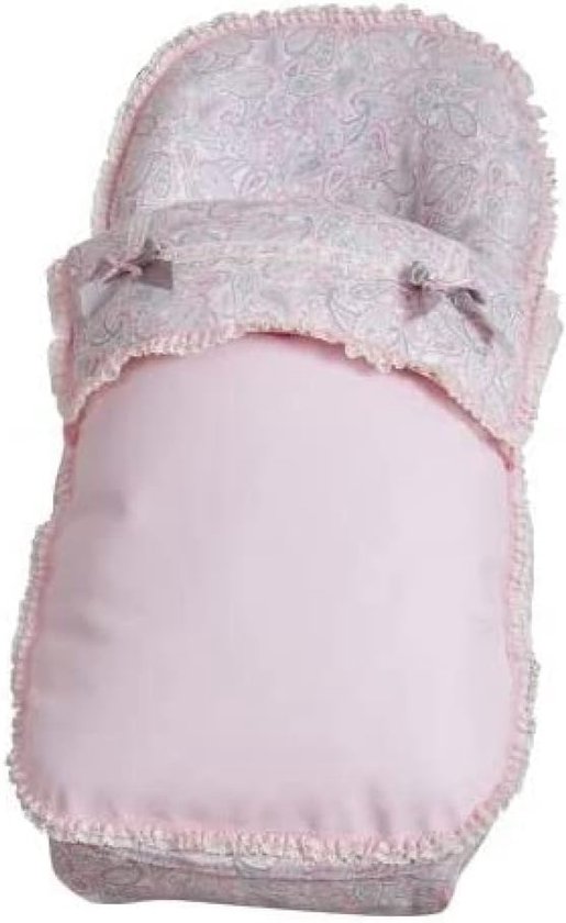 Baby Voetenzak - Autostoelhoes - Comfortabel Reizen - Dubbele Rits - 92 x 52 cm - Roze