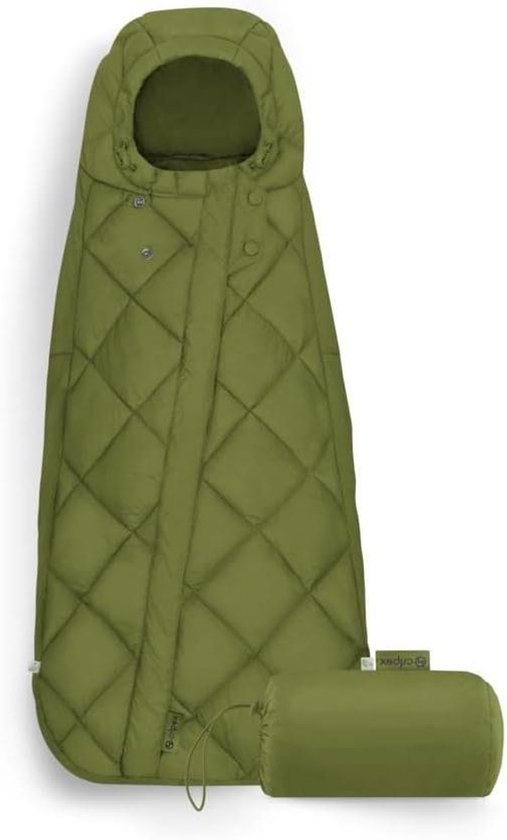Baby Voetenzak - Baby Draagzak - Warmte Buiten - Waterafstotend - 75 cm - Groen