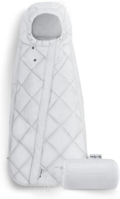 Baby Voetenzak - Babywikkelzak Babydeken - Baby Warm Houden - Wind- en Waterdicht - 75 x 35 cm - Grijs