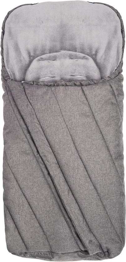 Baby Voetenzak - Kinderwagen Buidel - Warm Blijven - Wind Waterafstotend - 95 x 45 cm - Grijs