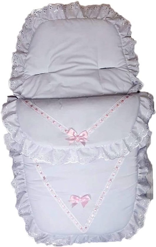 Baby Voetenzak - Kinderwagen Dekje - Warmte Buiten - Comfortabel Ontwerp - Universeel - Roze