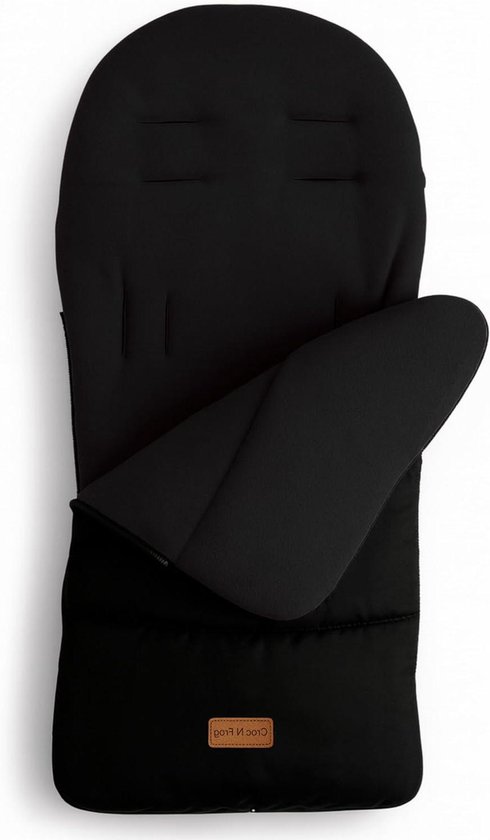 Baby Voetenzak - Kinderwagen Dekje - Warmte Buiten - Waterdichte Buitenstof - 95 x 43 cm - Zwart