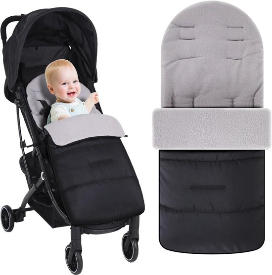 Baby voetenzak - Kinderwagen slaapzak - Winterse uitjes - Waterdicht winddicht - 85 x 39 cm - Afbeelding