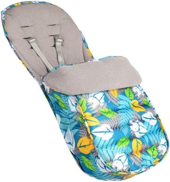 Baby Voetenzak - Universele Kinderwagen Zak - Warm Blijven - Waterdicht Winddicht - 90x50 cm - Blauw