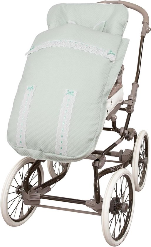 Baby Voetenzak - Universele Kinderwagenzak - Warmte Buiten - Ademende Rug - 90 x 55 cm - Groen