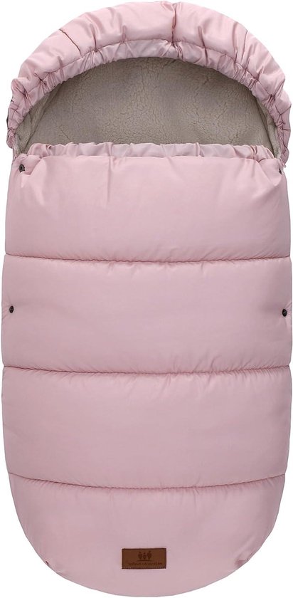 Baby Voetenzak - Wandelwagen Dekje - Warm Blijven - Waterafstotend Materiaal - 90x48 cm - Roze