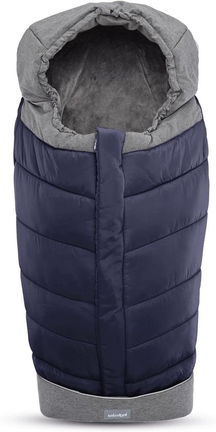 Baby Voetenzak - Winterzak Kinderwagen - Warm Blijven - Waterdicht Winddicht - 93 x 52 cm - Navy Blauw