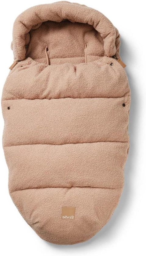 Baby Voetenzak - Winterzak - Warmte Buiten - Universeel Geschikt - 1.13 Kilogram - Roze Bouclé