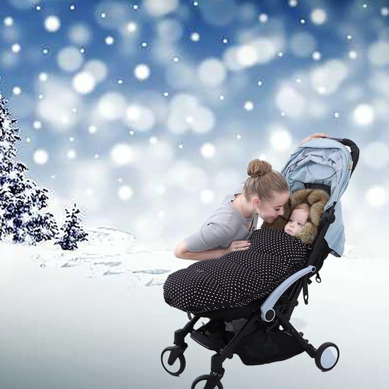 Baby Voetenzakken - Universeel Warm - Buiten Reizen - Waterdicht Winddicht - 100 cm Lengte - Rood