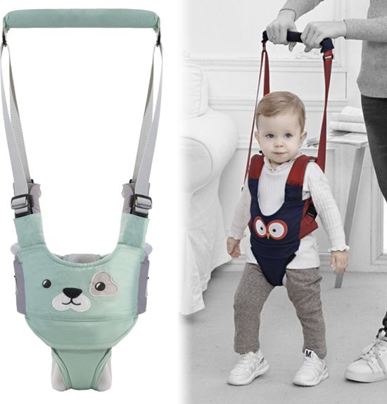 Baby Walker - Alternatief Loopwagen | Baby Loopstoeltje - Groene Beer van Kidzroom