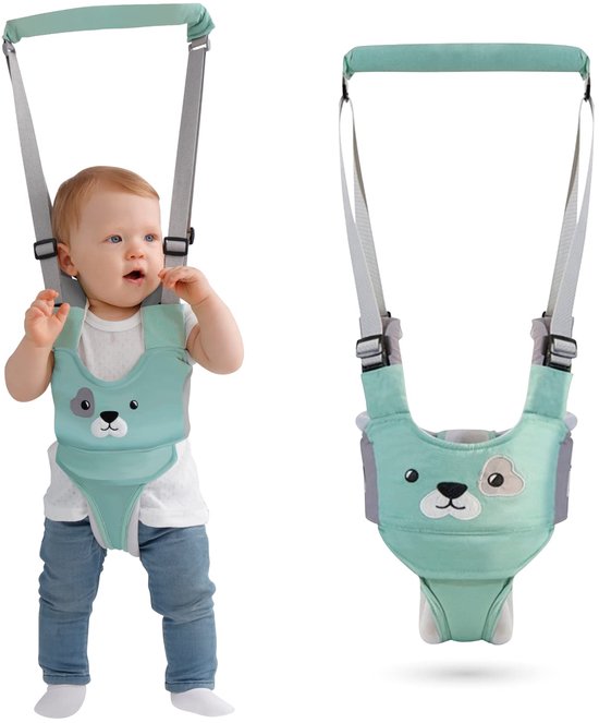 Baby Walker Assistant - Loopstoel Babywalker - Loopwagen - Loopstoel - Baby Walker - Leren Lopen - Baby Assistent - Peuter Harnas - Alternatief Loopwagen - Baby Loopstoeltje - groen van Ayevue
