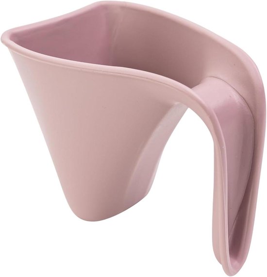 Baby Wasbeker - Spoelbeker - Baby Wassen - Zachte Rand - 15 x 9 x 13 cm - Blossom Pink
