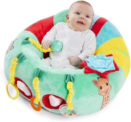 Baby Zitje Spel - Activiteitencentrum - Baby Ontwikkeling - 2-in-1 Functie - Draagbaar - Meerkleurig