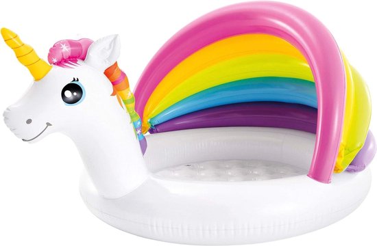 Baby Zwembad Eenhoorn-ontwerp 127cm x 102cm x 69cm Baby Zwembad van Intex