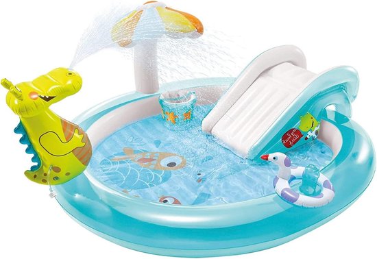Baby Zwembad Gator Play Center - Waterspeelgoed voor Kinderen Baby Zwembad van Intex