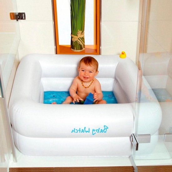 Baby Zwembad Happy People 18122 kinderbadje wit - babywatch - 18122 Baby Zwembad Baby Zwembad van Happy People