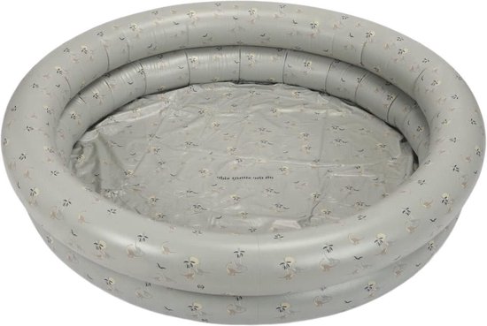 Baby Zwembad - Opblaasbadje Kinderbad - Zomerse Pret - Twee Ring Ontwerp - Diameter 165 cm - Groen