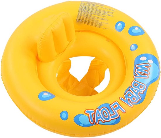 Baby Zwemzitje - Opblaasbare Zwemhulp - Waterpret Veilig - Dubbele Luchtkamer - 8-48 Maanden - Blauw