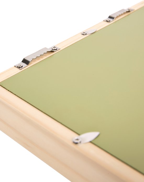 BabyArt Pure Frame - 1 Gipsafdruk en 1 Foto - Hout/Geel/Groen van BabyArt