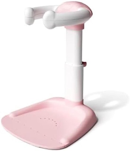 Babybad standaard - Douche zitje - Baby badderen - Antislip basis - Verstelbaar - Wit