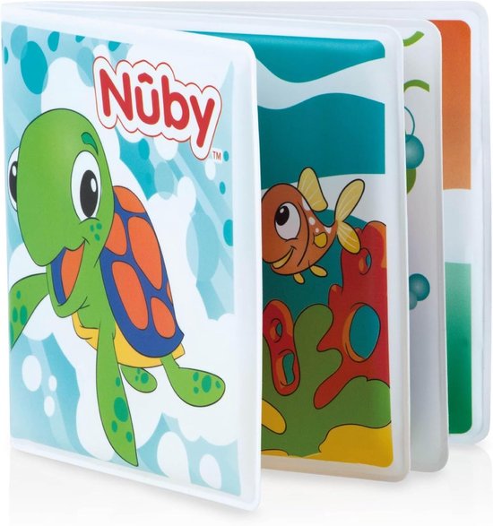 Babybadboek - Waterboek - Samen spelen - Maakt piepend geluid - 1 stuk - Multicolor
