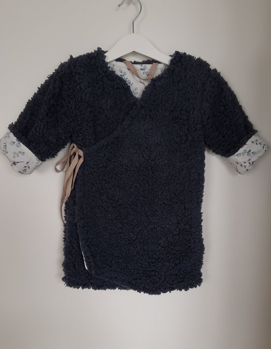 Babybadjasje - Kinderbadjas - badjas - maat 74/80 - ( handgemaakt Sweet Baby Bedstraw ) van Sweet Baby Bedstraw
