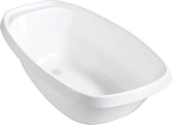 Babybadje 50 Liter - Baden Kinderen - Veilig Wassen - Met Afvoerstop - 90 cm Lengte - Wit