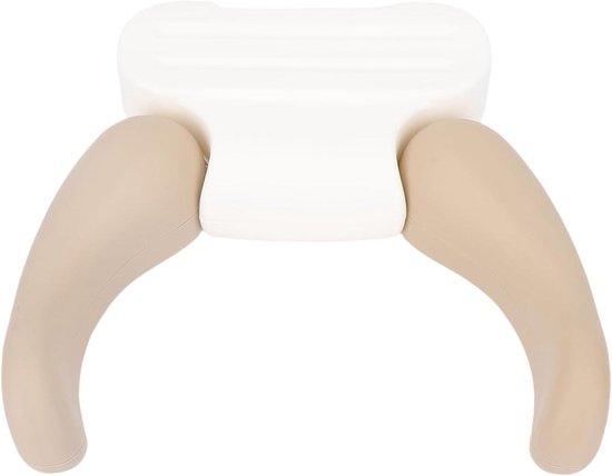 Babybadje Staande Steun - Babydouche standaard Antislip - Veilig Baden - Wandmontage Zonder Boren - 23.5 x 28.5 cm - Khaki