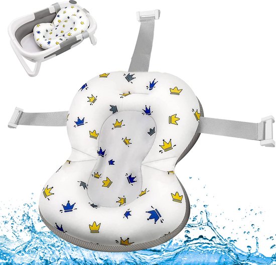 Babybadkussen, babybadmat, inzetstuk voor baby's, pasgeborenen, badzitje, babybadje, badzitje voor pasgeborenen van Lalelu