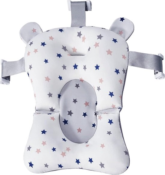 Babybadkussen zuigelingen pasgeborenen badzitje anti-slip badkussen douchekussen mat badkuip pad zachte hoofdsteun kussen mat ligbad voor badaccessoires van Merkloos