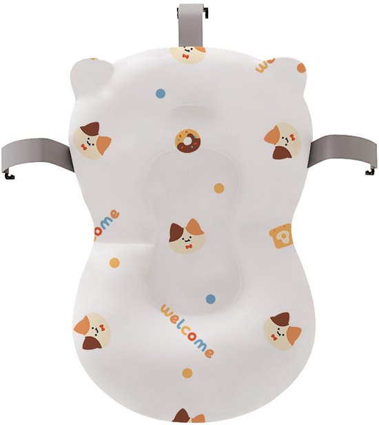 Babybadmat - babybadmat - pasgeboren badmat - antislip badmat - verstelbaar badzitje - pasgeboren badzitje -37*27*3cm van Aubuy