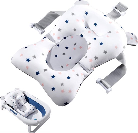 Babybadmat, voor pasgeborenen, badzitje voor pasgeborenen, babybadkussen, babybadkussen, voor pasgeborenen, voor baby's van 0-18 maanden van Maltex Baby