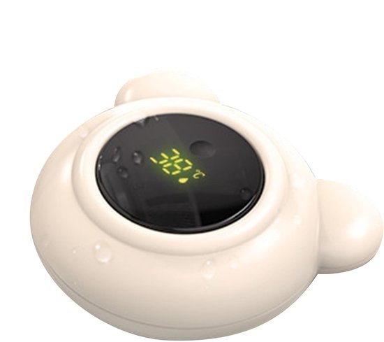 Babybadthermometer - Veilige digitale waterthermometer met LED-display - Geschikt voor babybadjes, badkuipen, zwembaden, thuis, binnen en buiten. van Alecto