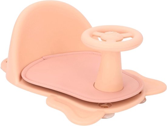 Babybadzitje - Badkuipstoel baby - Veilig Baden - Met Rugleuning - Universele Maat - Roze