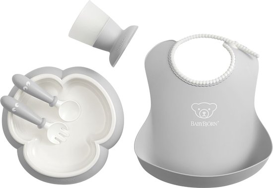 BabyBjörn Baby Serviesset - 5 delig - Grijs van Babybjörn