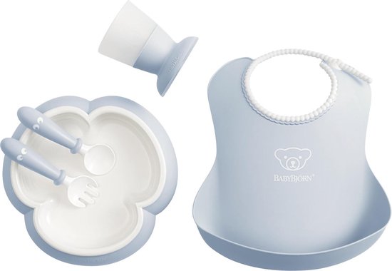 BabyBjörn Baby Serviesset - 5 delig - Pastelblauw van Babybjörn