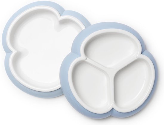 BabyBjörn Babyborden - 2 sets - Pastelblauw van Babybjörn