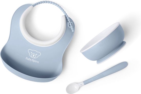 BabyBjörn Babyservies 3-delig - Pastelblauw van Babybjörn