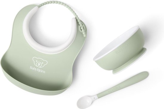BabyBjörn Babyservies 3-delig - Pastelgroen van Babybjörn