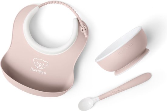 BabyBjörn Babyservies 3-delig - Pastelroze van Babybjörn