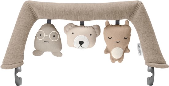 BabyBjörn Speelboog voor Wipstoel - Knuffelvriendjes Neutrale kleuren van Babybjörn