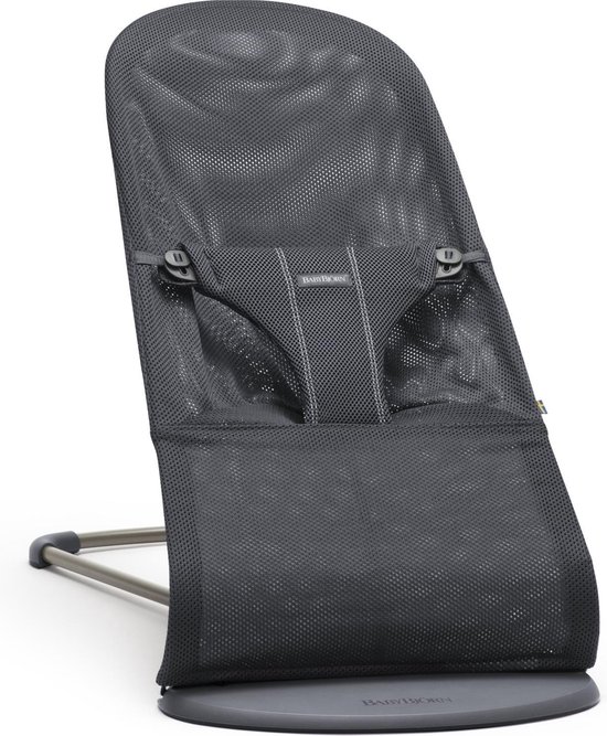 BabyBjörn Wipstoel Bliss - Mesh - Antraciet - Ergonomisch - Verstelbaar - Inklapbaar van Babybjörn
