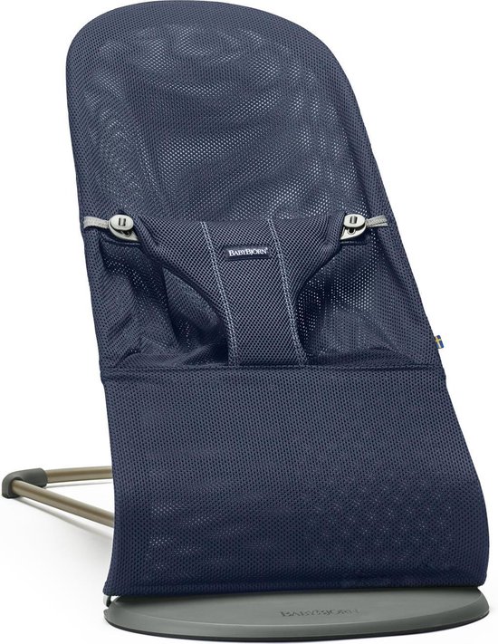 BabyBjörn Wipstoel Bliss - Mesh - Marineblauw - Ergonomisch - Verstelbaar - Inklapbaar