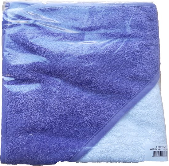 Babycape wit/paars van Jollein