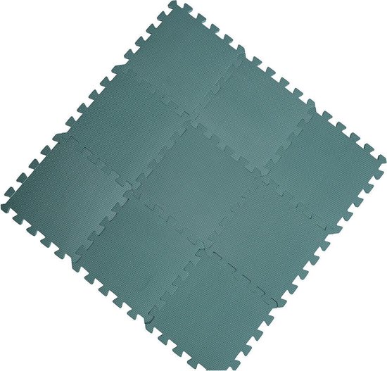 Babydan Speelkleed - Speelmat - Puzzelmat Foam - Groen van Merkloos