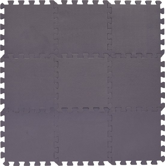 BabyDan Speelkleed Speelmat Tegels Foam Lavendel 90 x 90 cm Voor binnen en buiten van Merkloos