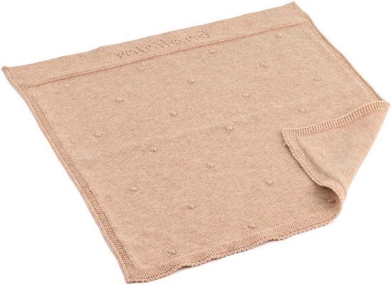 Babydeken Gerecycled - Knuffeldoek - Poppen Verzorgen - Handgemaakt gevoel - 45 x 45 cm - Terracotta